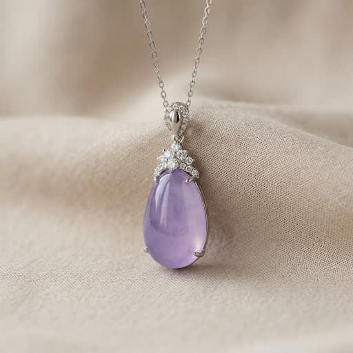 Lavender Droplet Pendant